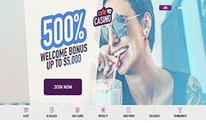 Cafe Casino $5,000 Slots Bonus